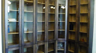 книжный шкаф на заказ, книжный стеллаж, мебель для библиотеки, домашний кабинет