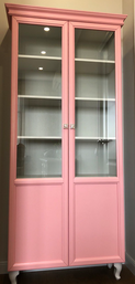 розовый шкаф, мебель из мдф, заказать мебель в Москве