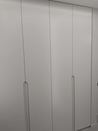 мебель на заказ мдф эмаль, белый шкаф