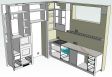 мебель на заказ в кухню с газом